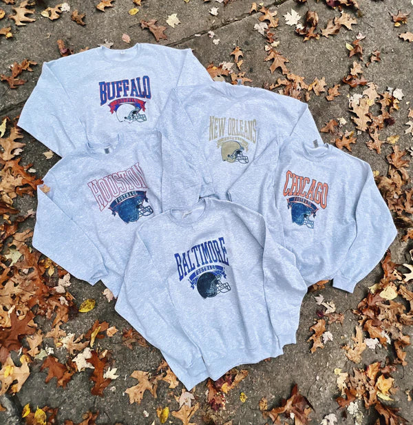 "Vintage" NFL FOOTBALL Sweatshirts