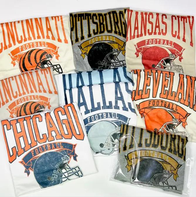 "Vintage" NFL HOMETOWN T-Shirts
